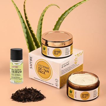 Radiance Revival Duo: Sun Free De-Tan Pack (50g) + Skin Soothing Serum (15ml)
