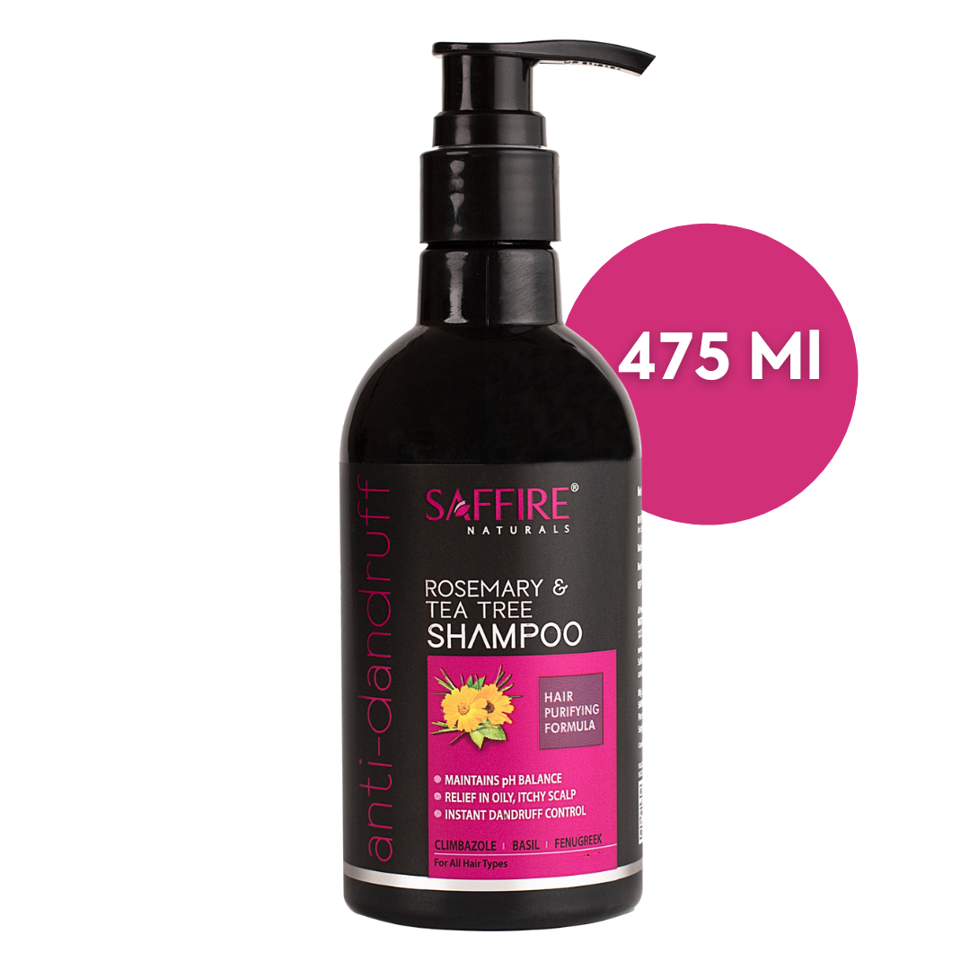Saffire Naturals Rosemary & Tea Tree Anti-dandruff Shampoo 475ml