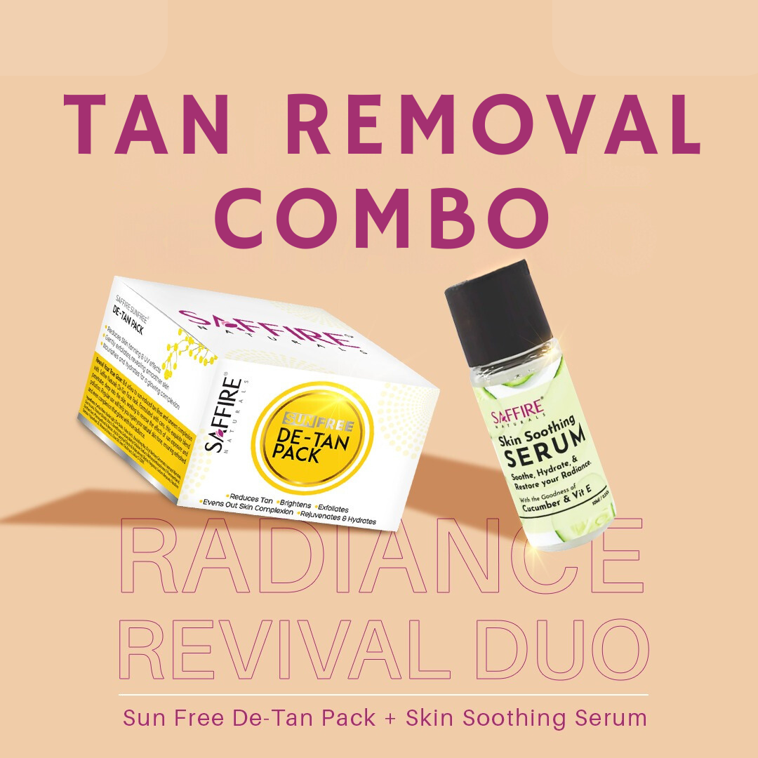 Radiance Revival Duo: Sun Free De-Tan Pack (50g) + Skin Soothing Serum (15ml)