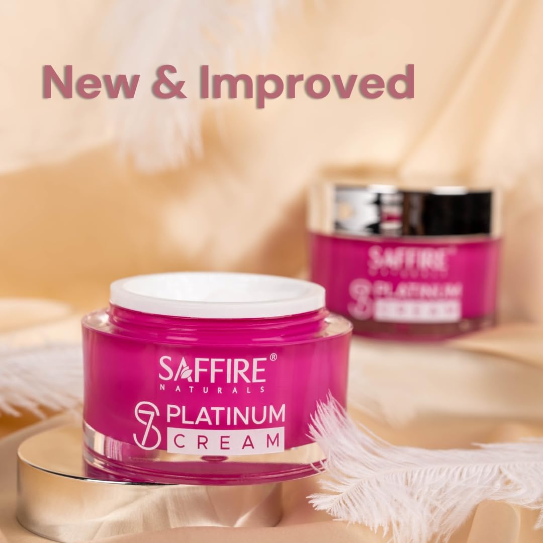 Saffire S7 Platinum Cream |7 skin solutions |WhiteGlow Light Moisturiz