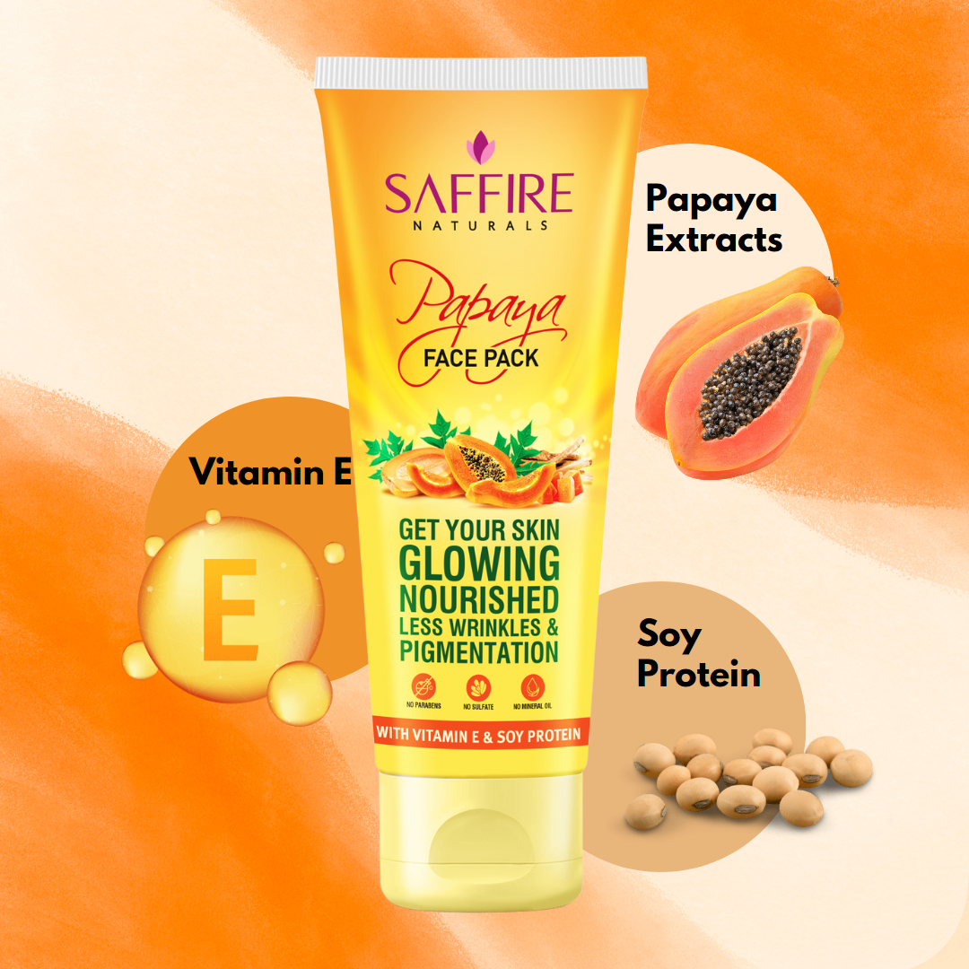 Papaya Face Pack - Extensive Skincare Solution, 100g