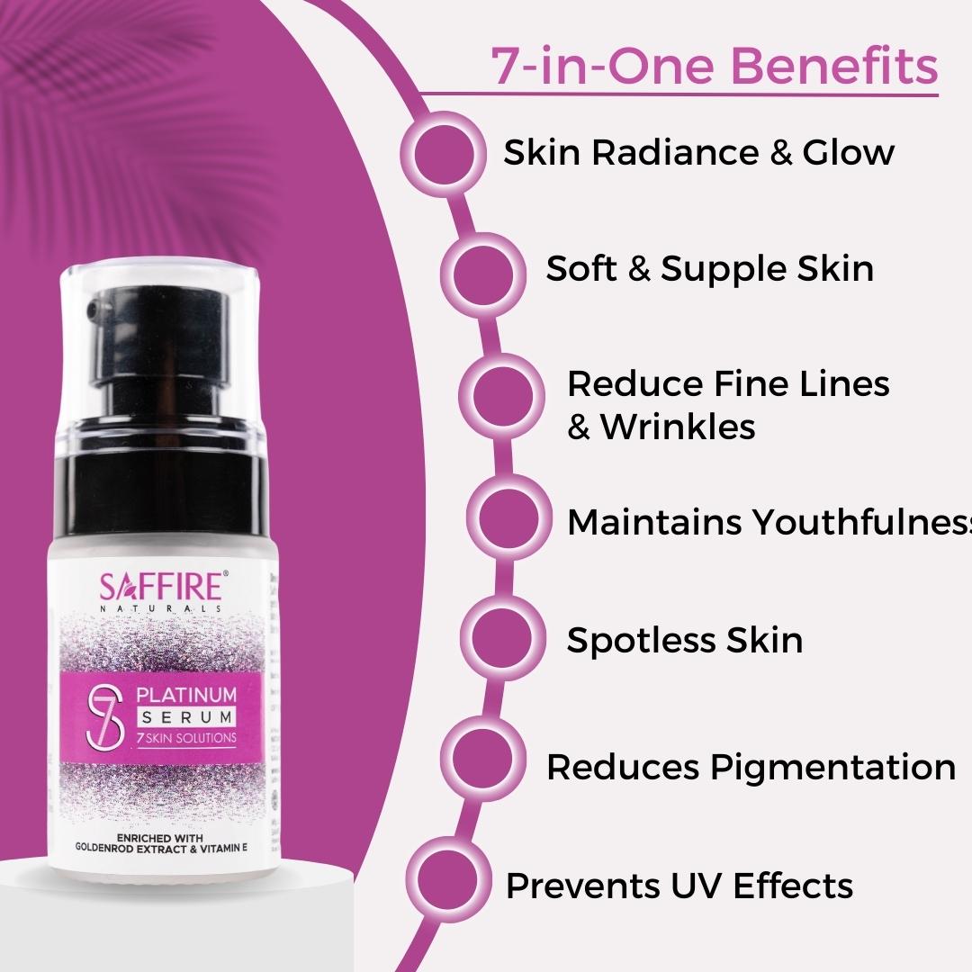 S7 Platinum Serum - 7-in-1 Glowing & Youthfulness Solution, 20ml