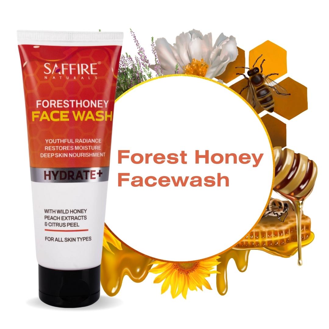 Saffire Naturals Forest Honey Moisturizing Face Wash 100ml